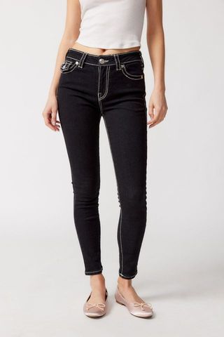 True Religion + Jennie Mid-Rise Skinny Jeans