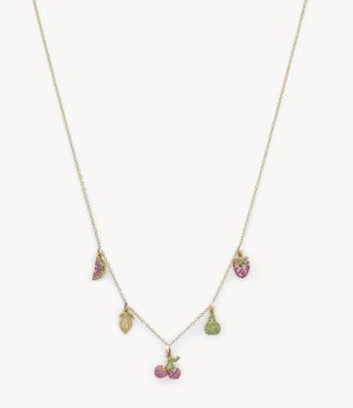 Roxanne First + Skye's Tutti Frutti Sapphire Necklace