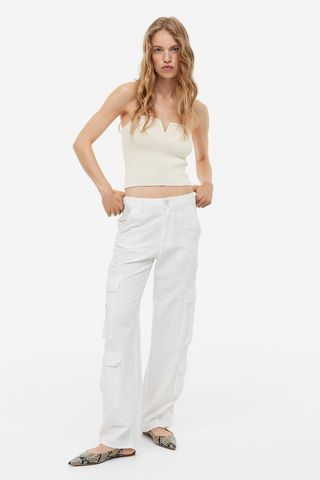 H&M + Textured-Knit Tube Top