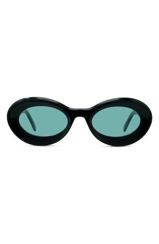 Loewe x Paula's Ibiza + Small 50mm Oval Sunglasses