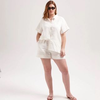 WAT. the Brand + Short Sleeve Linen Shirt