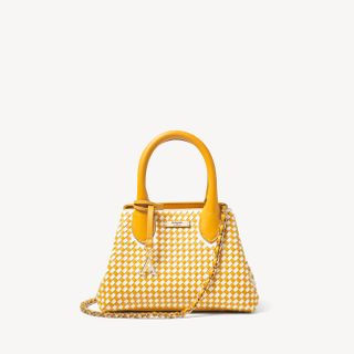 Aspinal of London + Paris Bag in Daisy Woven Leather