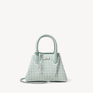 Aspinal of London + Paris Bag in Forget Me Not Woven Leather