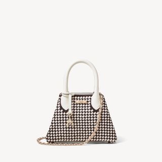 Aspinal of London + Paris Bag in Humbug Woven Leather