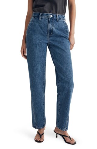 Madewell + Twisted Seam Baggy Straight Leg Jeans