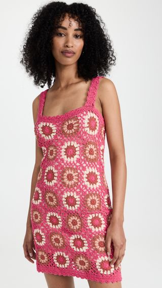 Minkpink + Harlow Crochet Mini Dress
