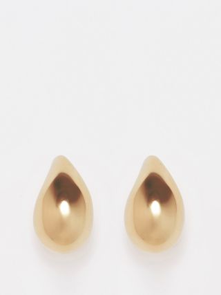 Bottega Veneta + Drop Gold-Plated Earrings