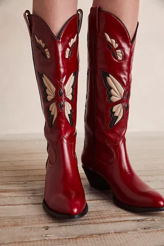 Jeffrey Campbell + Mariposa Tall Western Boots