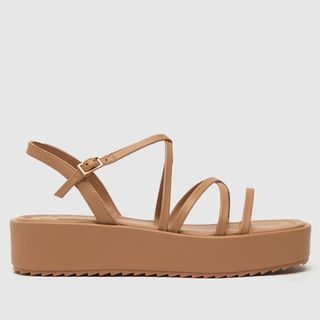 Schuh + Taya Strappy Sandals in Natural
