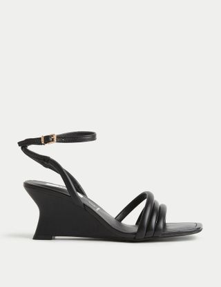 M&S Collection + Buckle Strap Wedge Sandals