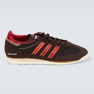 Adidas x Wales Bonner + SL72 Suede and Knit Sneakers