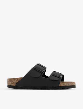 Birkenstock + Arizona Two-Strap Faux-Leather Sandals