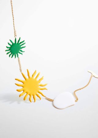 Mango + Combined Maxi Pendant Necklace
