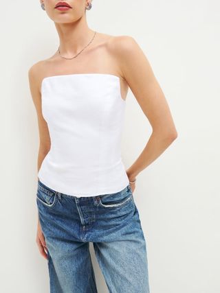 Reformation + Dani Linen Top