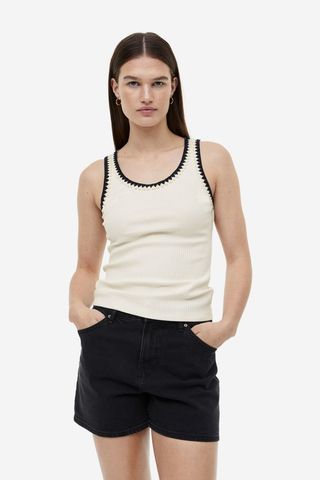 H&M + Ribbed Tank Top