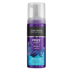 John Frieda + John Frieda Frizz Ease Dream Curls Air Dry Waves Styling Foam 150ml for Naturally Wavy Hair