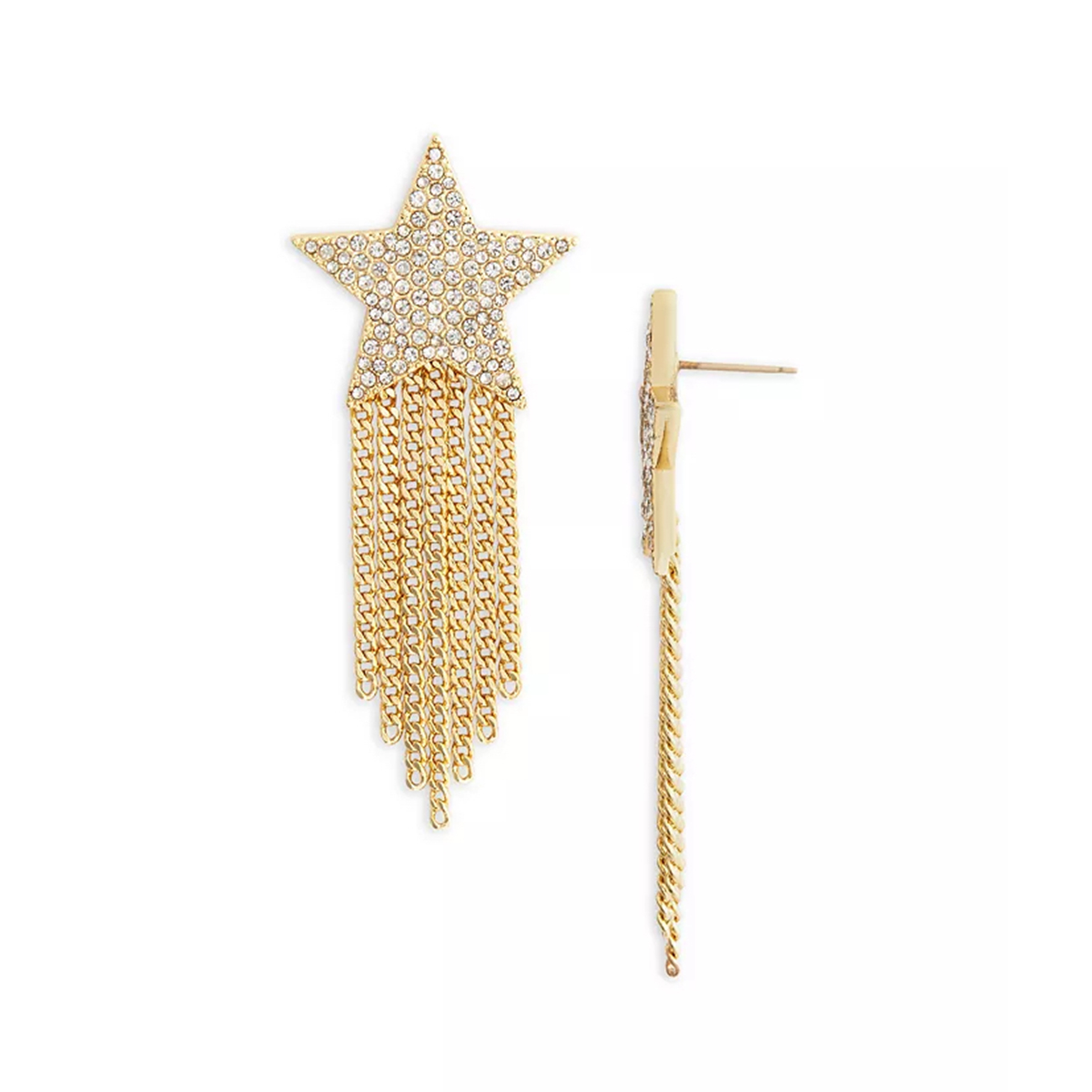 Barbie the Movie x Aqua + Star Fringe Earrings