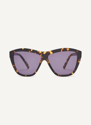 DKNY + City Native Modern Rectangle Sunglasses