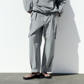 Zara + Nylon Cargo Pants