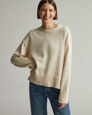 Everlane + The Organic Cotton Crew Sweater
