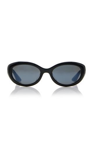 Khaite x Oliver Peoples + 1969c Round-Frame Acetate Sunglasses