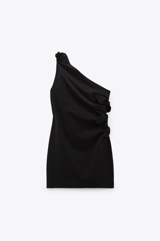 Zara + Knotted Mini Dress