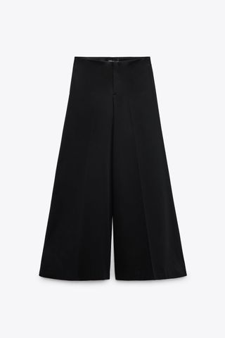 Zara + Wide Full-Length Pants