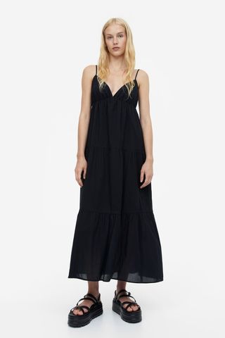 H&M + Tiered Cotton Dress