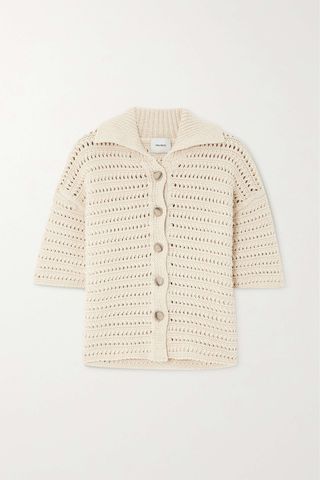 Halfboy + Crochet-Knit Cotton-Blend Shirt