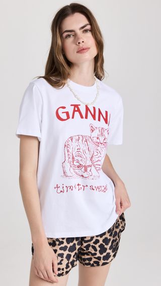 Ganni + Future Heavy Jersey Relaxed T-Shirt