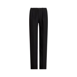 Ralph Lauren + Pleated Sable Crepe Trouser