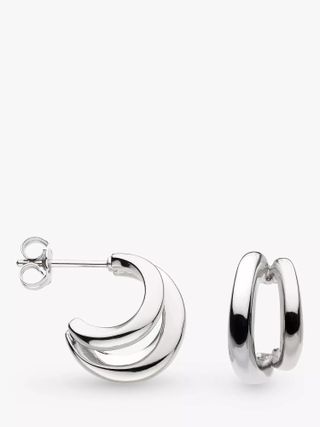 Kit Heath + Bevel Cirque Link Double Hoop Earrings