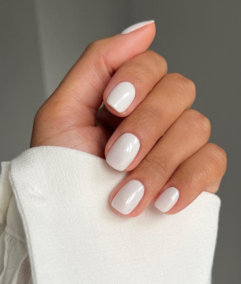 18 White Nail Ideas That You Have to Try Who What Wear