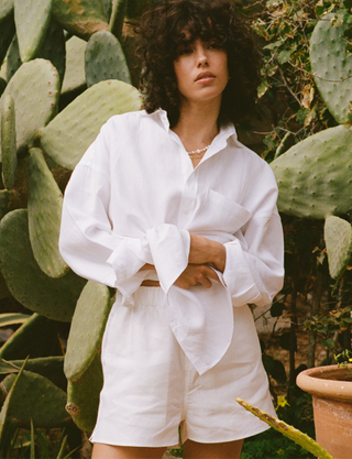 With Nothing Underneath + The Weekend: Hemp in White