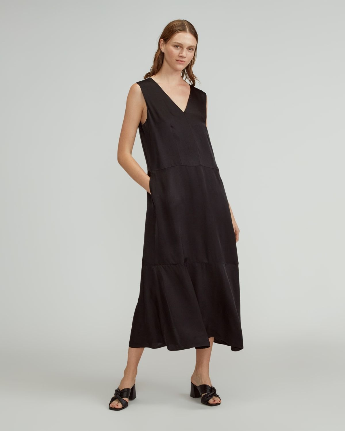 staud claretta dress ATLAS Grey Blue Bridesmaids Dresses Size:Small [ 27-28 in ] hardware