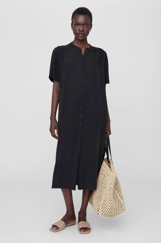 COS + Sleeveless Midi Shirt Dress