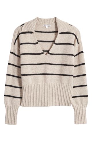 Reformation + Beckie Stripe Cashmere Sweater