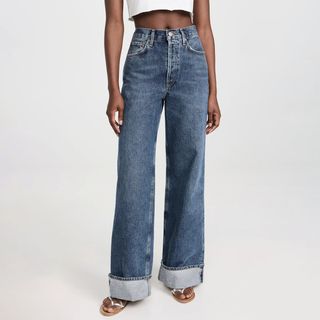 Agolde + Dame Jean: High Rise Wide Leg Jeans