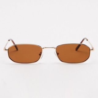 Nastygal + Rectanglar Metal Frame Sunglasses