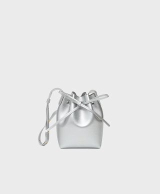 Mansur Gavriel + Mini Mini Bucket - Silver