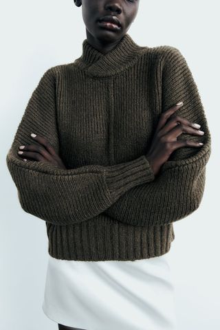 Zara + Seamed Knit