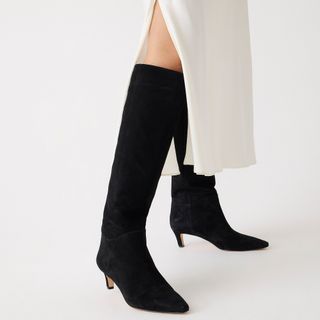J.Crew + Stevie knee-high boots in suede