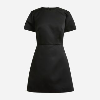 J.Crew + Collection A-line Mini Dress in Duchesse Satin