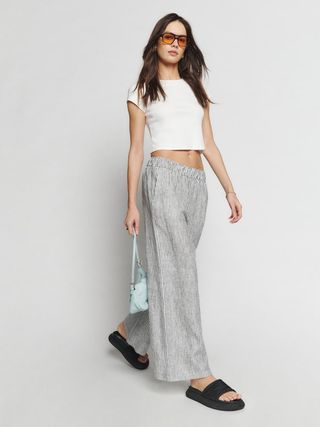 The Reformation + Ava Linen Pant