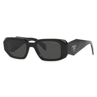 Prada + 51mm Rectangular Sunglasses