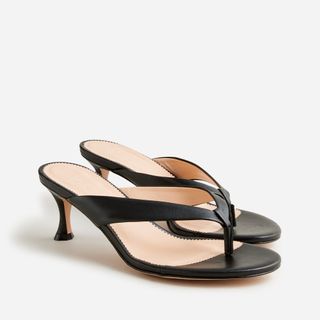 J.Crew + Violetta Made-in-Italy Thong Sandals in Leather
