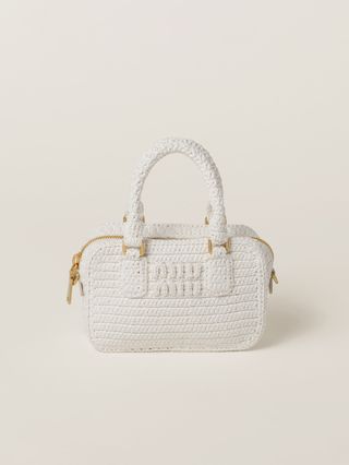 Miu Miu + Crochet Top-Handle Bag