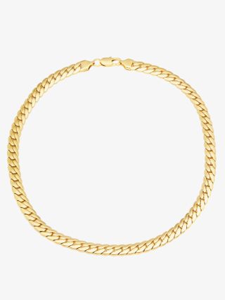 Fallon + 18kt Gold-Plated Snake-Chain Necklace