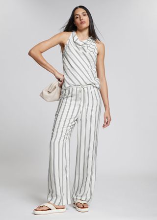 & Other Stories + Relaxed-Fit Straight Drawstring Trousers