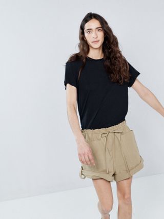 Raey + Patch Pocket Drawstring Cotton-Blend Shorts